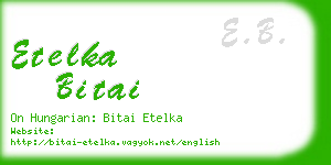 etelka bitai business card